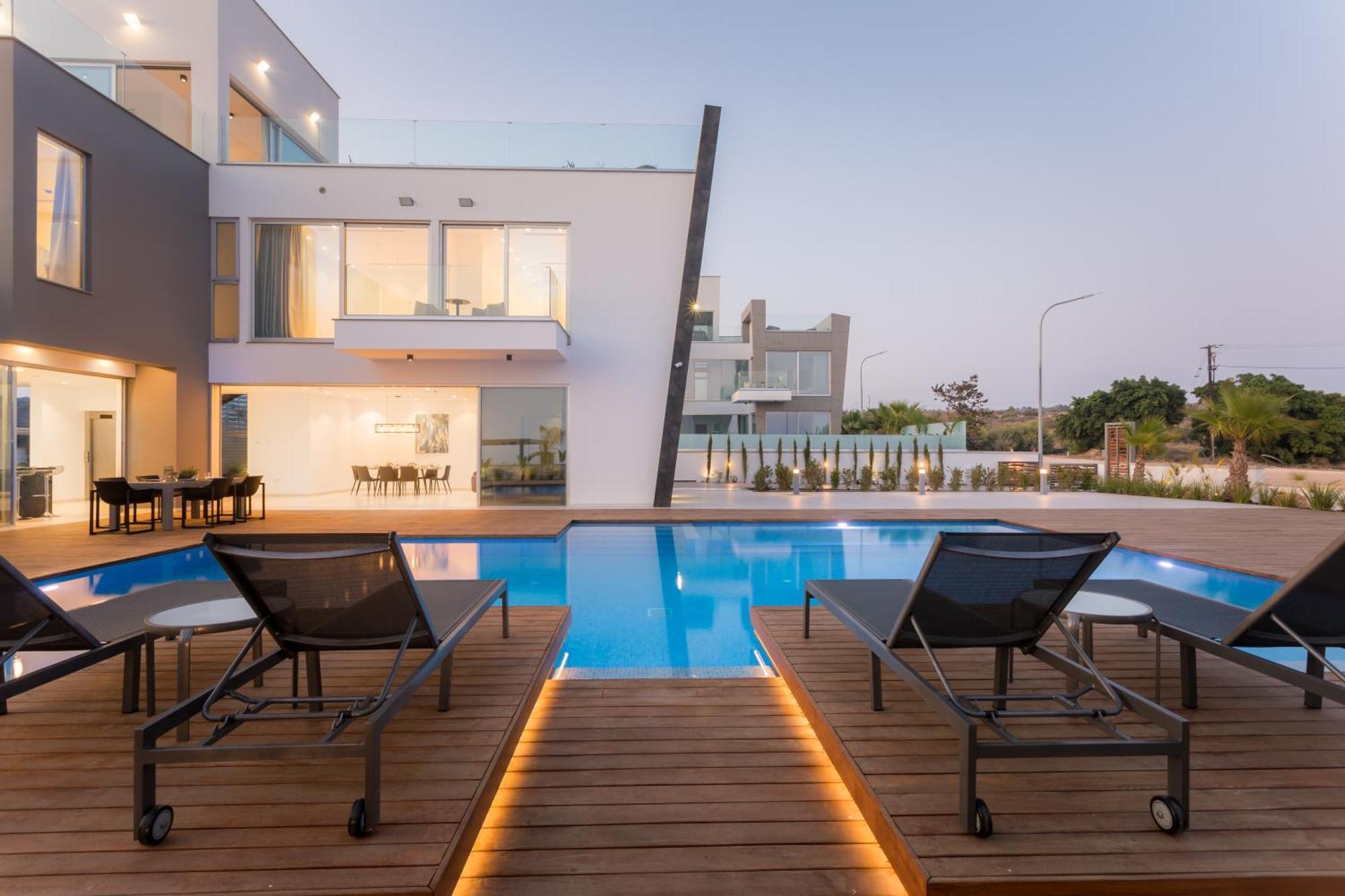 Seaview Luxury Villas 圣纳帕 外观 照片