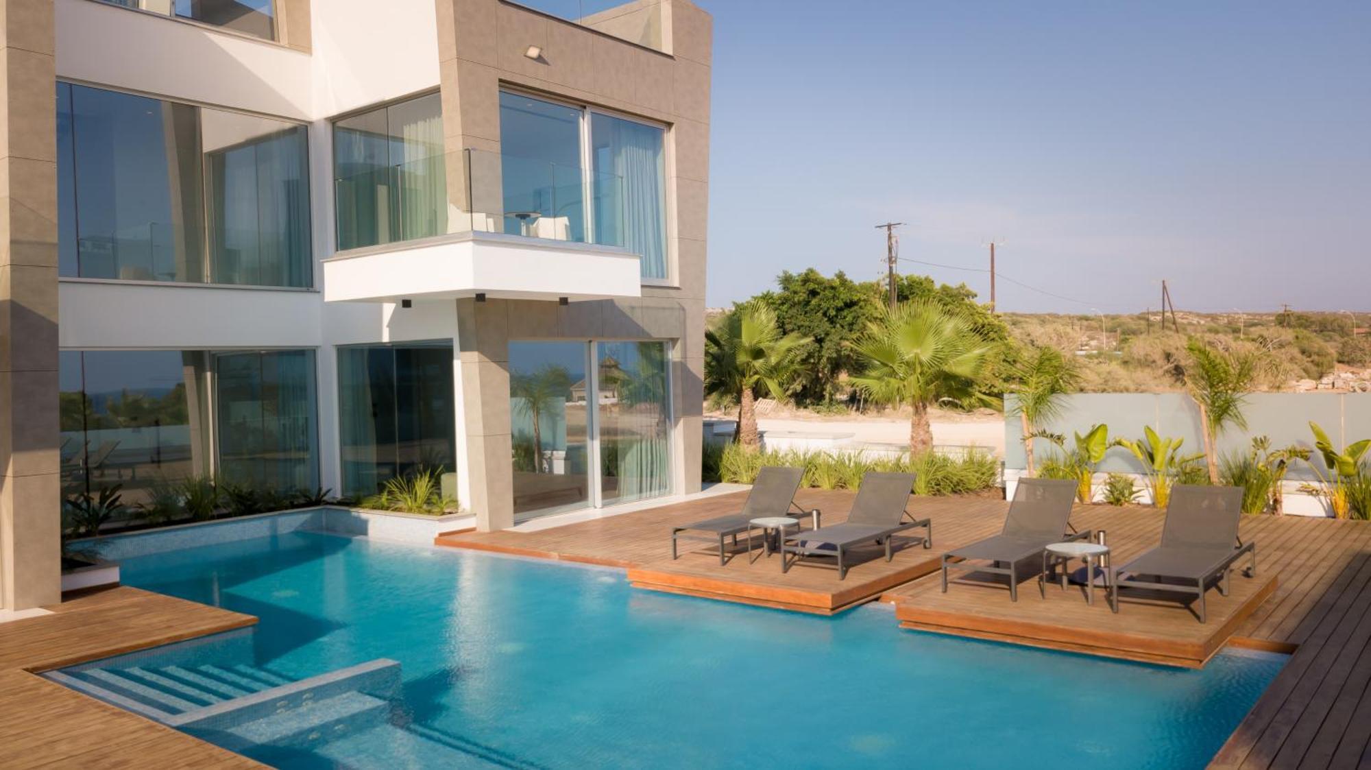 Seaview Luxury Villas 圣纳帕 外观 照片
