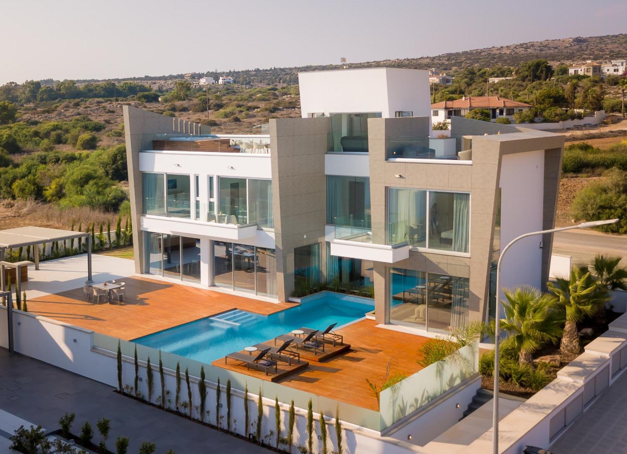 Seaview Luxury Villas 圣纳帕 外观 照片