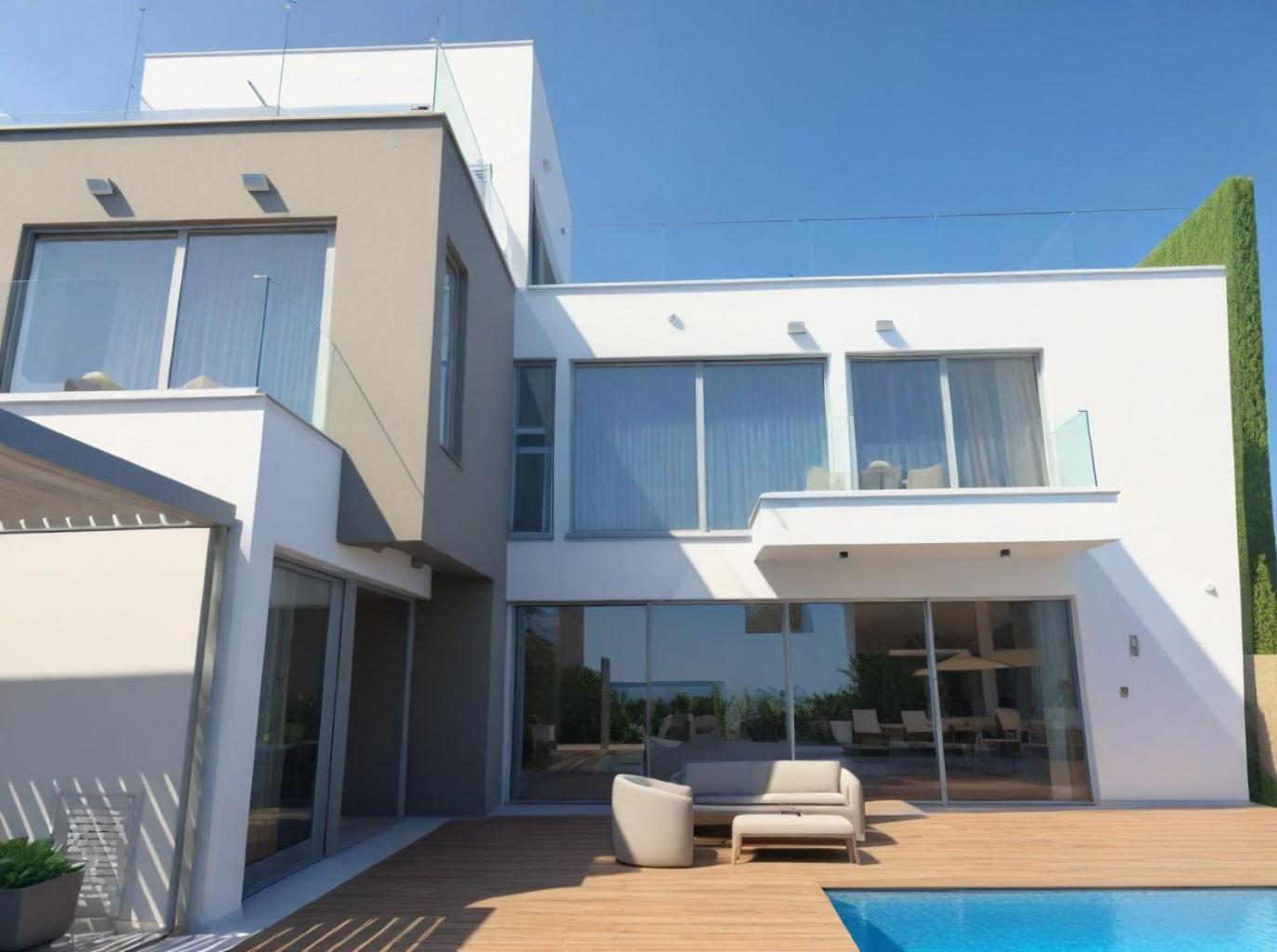Seaview Luxury Villas 圣纳帕 外观 照片