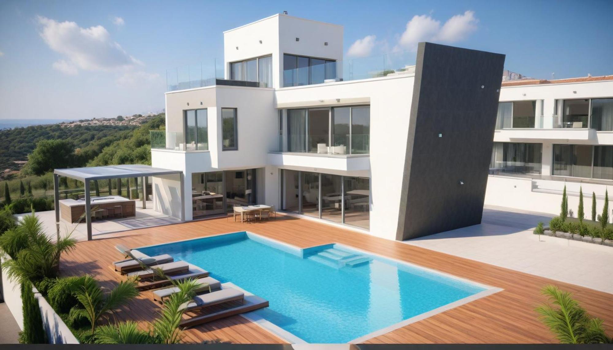 Seaview Luxury Villas 圣纳帕 外观 照片