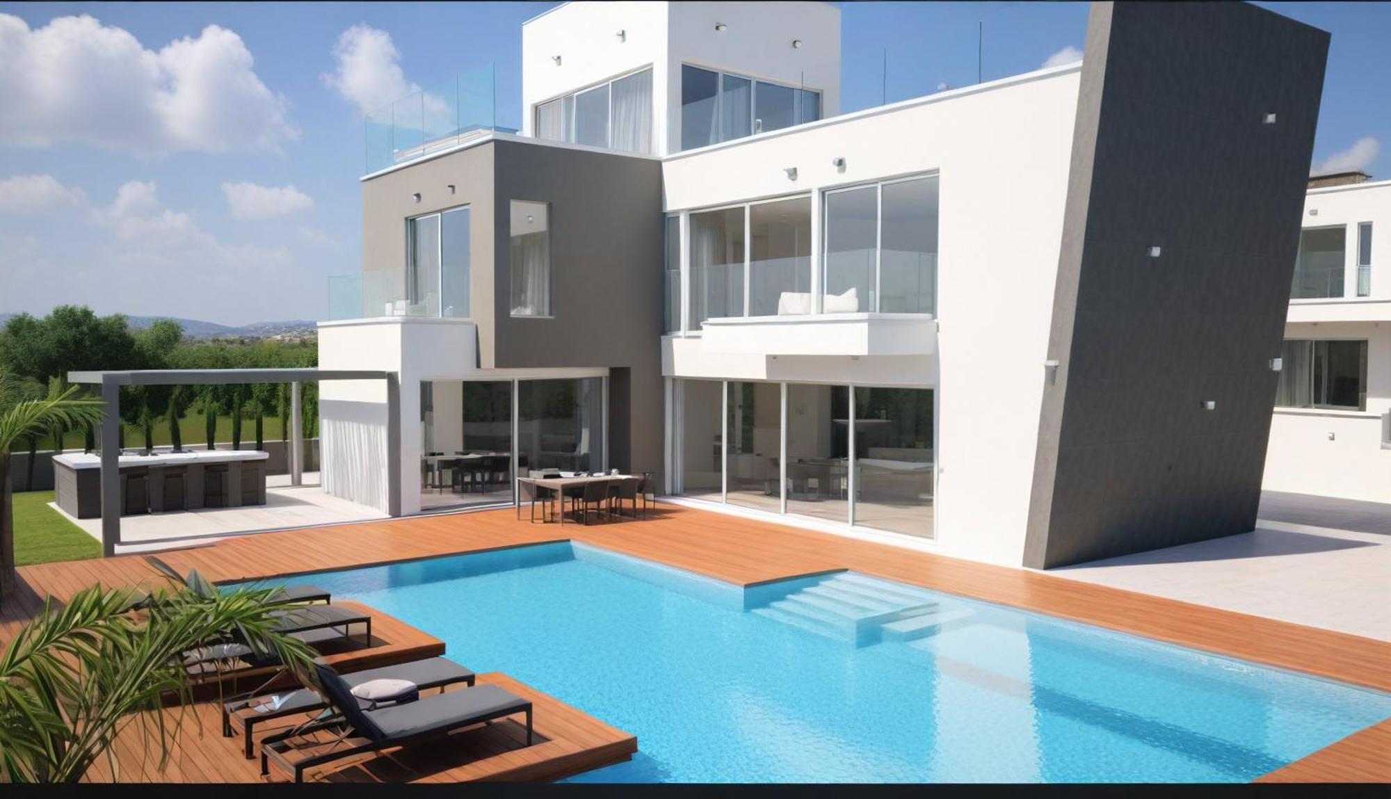 Seaview Luxury Villas 圣纳帕 外观 照片